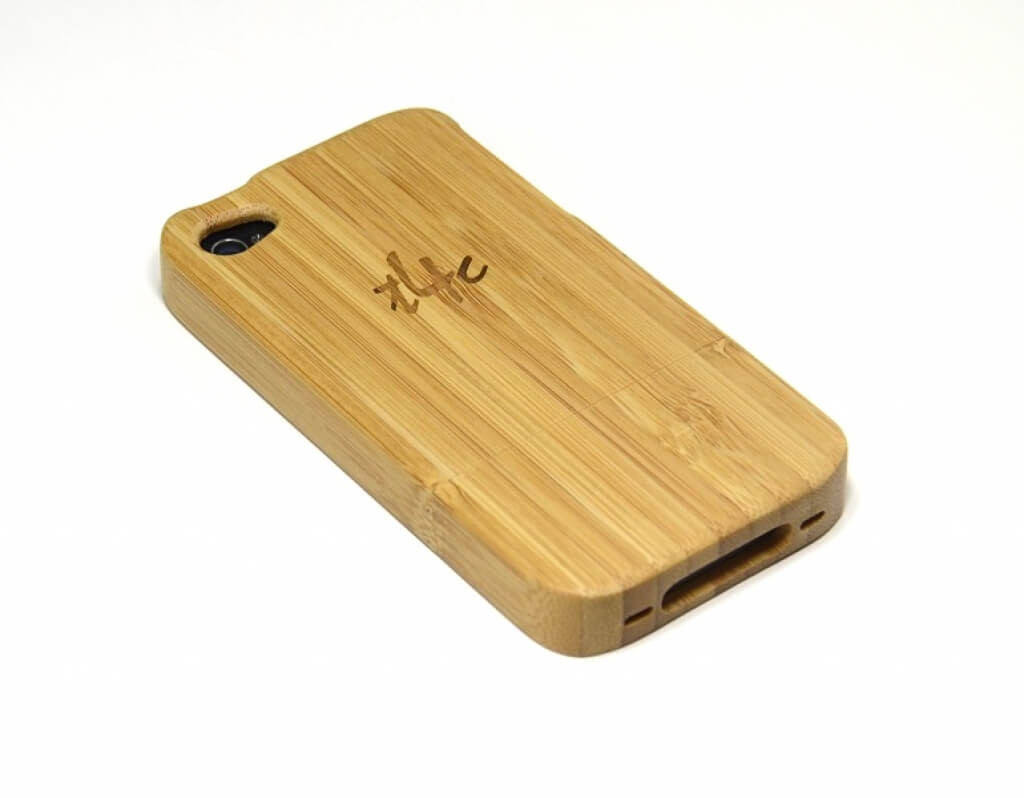 t4c Echtholz Bambus Cover für iPhone 4 / 4s