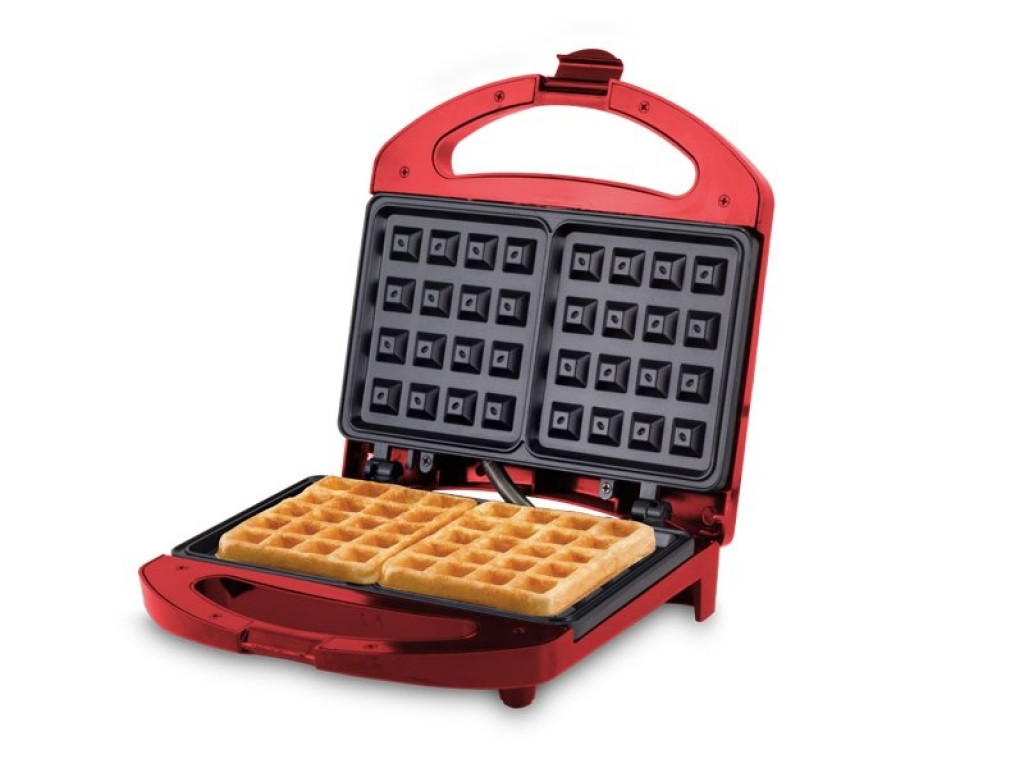 Beper Waffeleisen in rot 700Watt