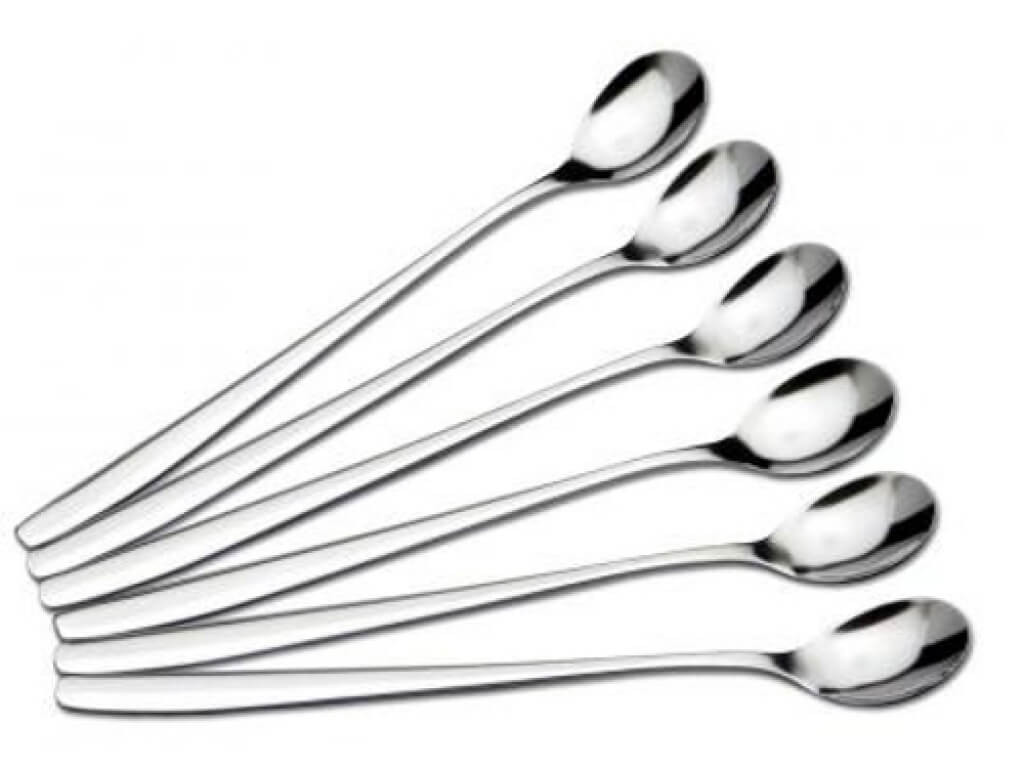 chg 6 x Longdrink-/Joghurtlöffel