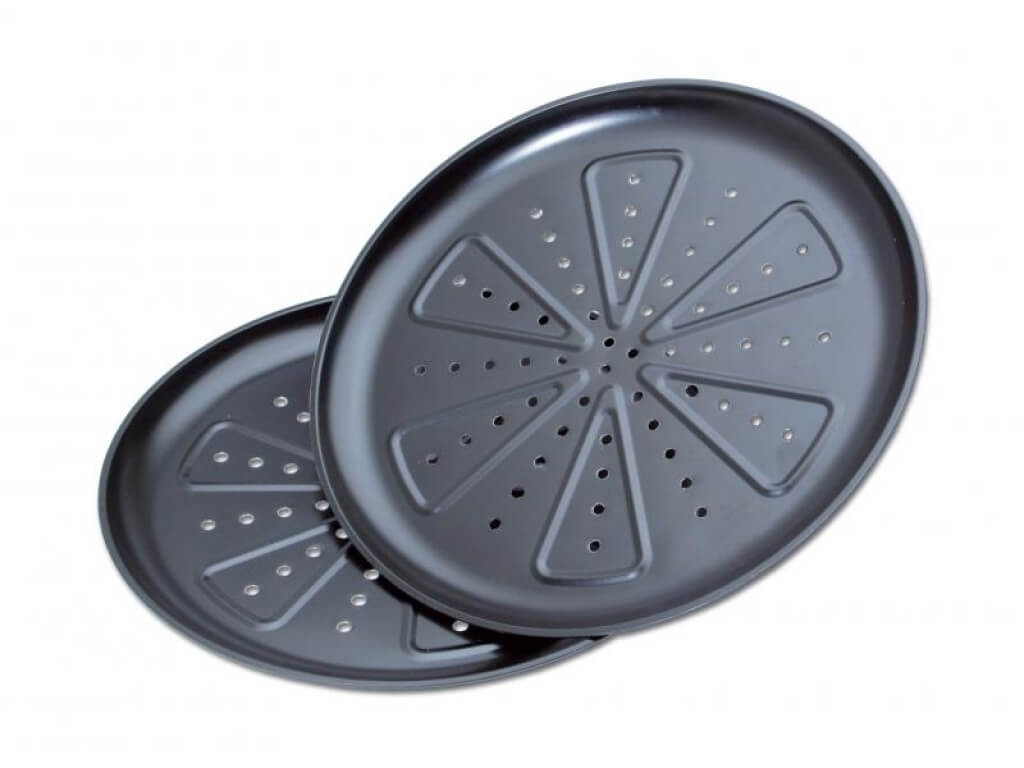 2 x CHG Pizza-Backblech antihaftbeschichtet