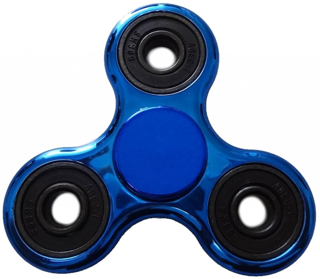 Fidget Finger Hand Spinner blau