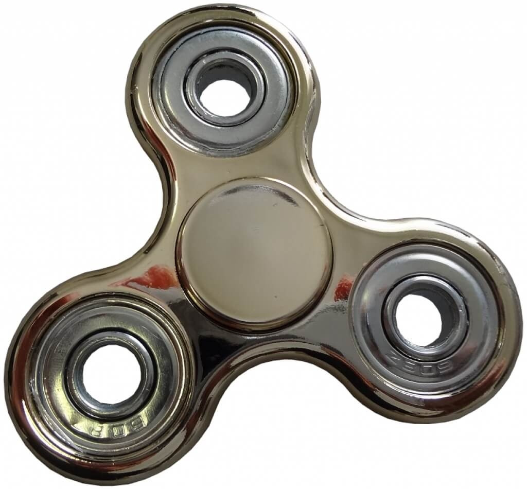 Fidget Finger Hand Spinner goldfarben