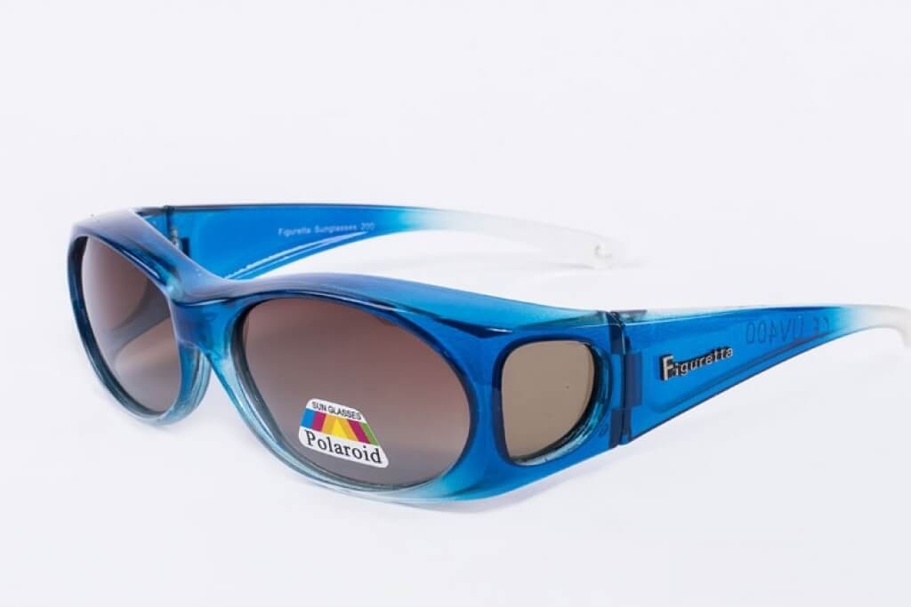 Figuretta blaue Sonnenbrille Überbrille