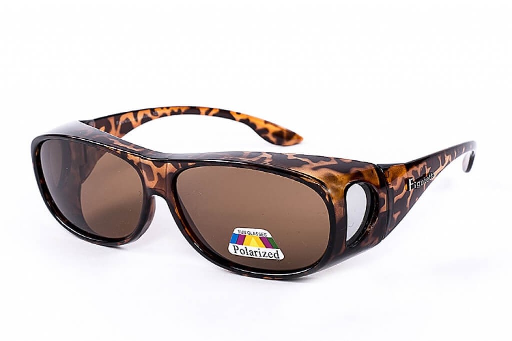 Figuretta Sonnenbrille Überbrille Leoparden Optik