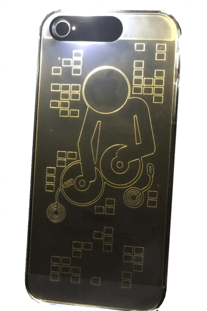 LED Blitz Strobo Cover weiß für iPhone 5 / 5s 