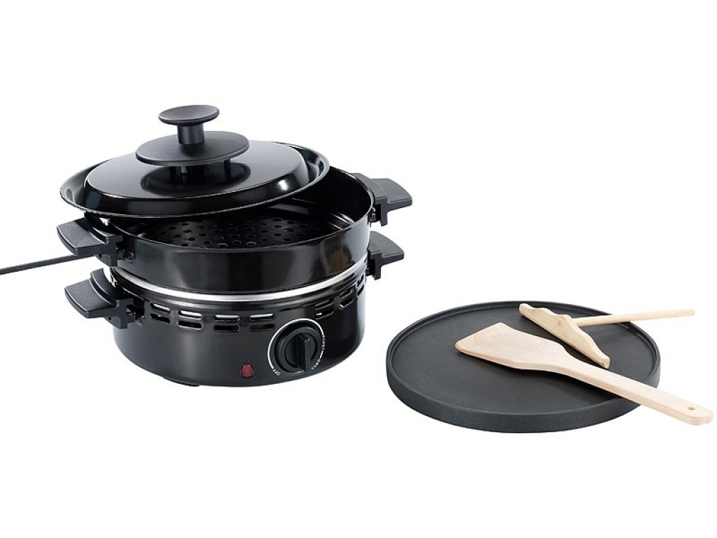 4in1-Maroni-Ofen, Grill, Kaffeeröster, Crêpes-Eisen