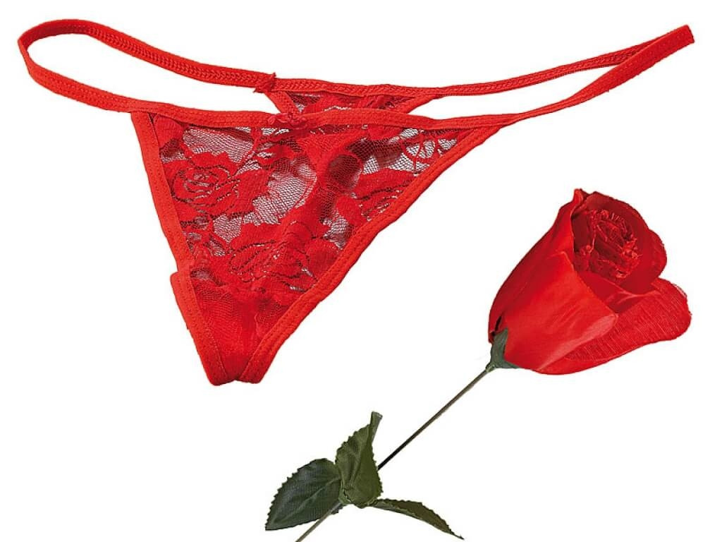 Rose String-Tanga
