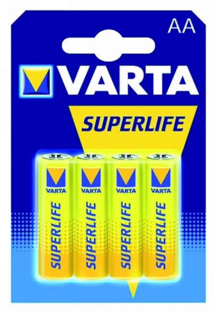Varta Superlife Mignon Batterie AA 4er-Pack Triple Energy