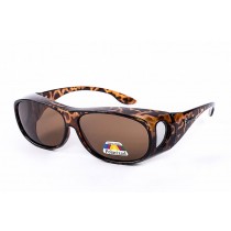 Figuretta Sonnenbrille Überbrille Leoparden Optik