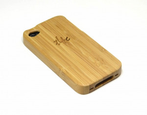 t4c Echtholz Bambus Cover für iPhone 4 / 4s