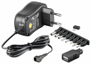 EcoFriendly Universal Netzteil 1000 mA 3-12 V mit 8 DC + 1 USB Adapter Netzstecker