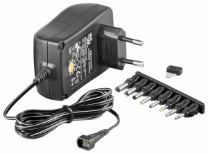 EcoFriendly Universal Netzteil 2250 mA 3-12 V mit 8 DC Adapter Netzstecker Netz