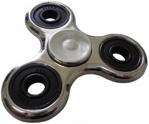 Fidget Finger Hand Spinner silberfarben