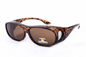Figuretta Sonnenbrille Überbrille Leoparden Optik