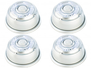 4 x Lunartec LED Nachtlicht mit Bewegungsmelder