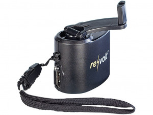 Revolt Universal-Dynamo-Ladegerät mit Kurbel