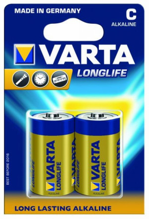 Varta High Power Battery C R14 Batterie 1,5 V 2er-Pack