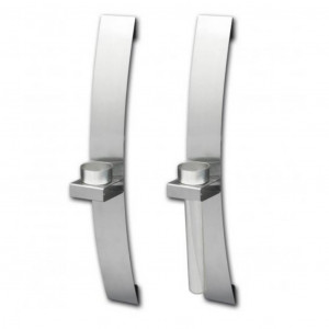 CHG Edelstahl Wandleuchter 2er Set